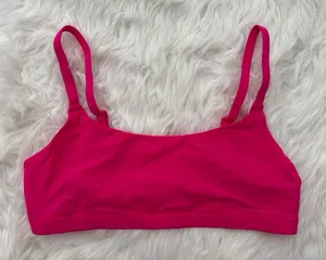 Skims Fits Everybody Scoop Neck Bralette Pink Size Large thumbnail 1