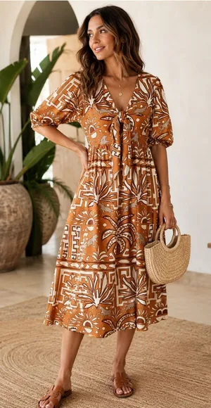 CROSBY by Mollie Burch Serengeti Emmy dress size Small thumbnail 1