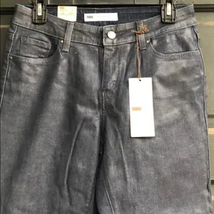 Levi's Mid‎ Rise Bootcut Skinny Waxed Jeans nwt thumbnail 3