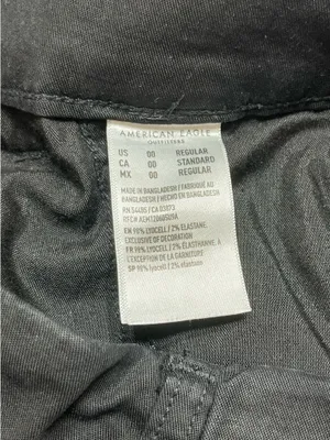 American Eagle Black Cargo Pants thumbnail 5