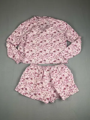 For Days Floral Pajama Set in organic cotton Size: Medium thumbnail 4