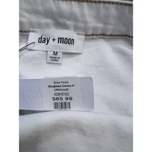 day + moon Denim White Mini Dress; Excellent Condition; Sz m thumbnail 5