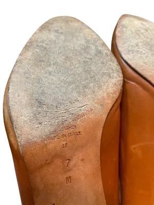 Evan Picone wms orange slip on kitten heels 2" formal shoes SKU 10-411 thumbnail 6