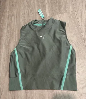 Puma Dark Green Tank with Mint Trim thumbnail 1