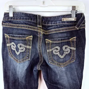 Be Rock by Express Women's Barely Boot Bootcut Jeans Size 6S thumbnail 4