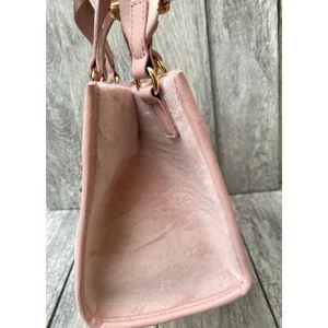 Juicy Couture Pink Diamond Velour Tote – Logo Strap & Heart Charm thumbnail 3