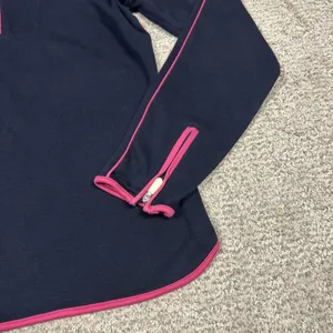 Masters Bobby Jones Top Womens Small 1/4 Zip Golf Pullover Navy Peruvian Cotton thumbnail 5