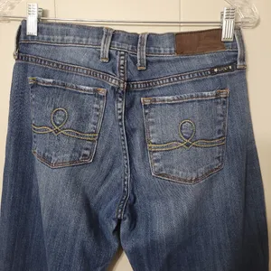 LUCKY BRAND Sofia Boot Ankle Mid Rise Blue Denim Jeans Women's Size 6/28 thumbnail 7