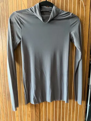 Wilfred Free Aritzia Top sheer mesh turtleneck thumbnail 1