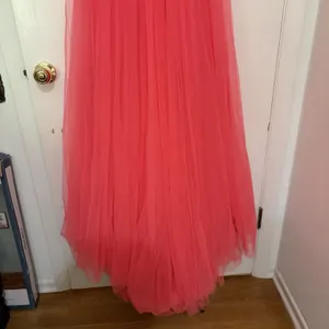 Sherri Hill 50474 A Line Maxi Formal Dress Red Pink Tulle 2 Beaded Homecoming thumbnail 11