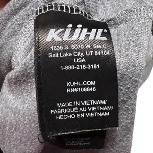 KÜHL Gray V Neck Short Sleeve Performance Tee Shirt XL thumbnail 9