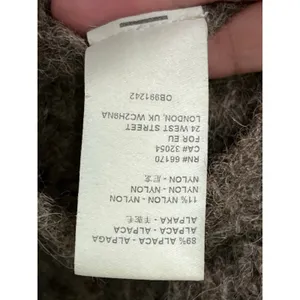 Free People Alpaca Reach for the Stars Sweater Striped Slouchy Boho Casual Large thumbnail 9
