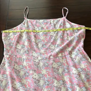 ABOUND Square Neck A-Line Smocked Pink Floral Mini Dress 1X Cottagecore Scandi thumbnail 13