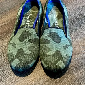 Rothy's The Loafer Olive Green Camo Slip-On Flats Size 7 thumbnail 6
