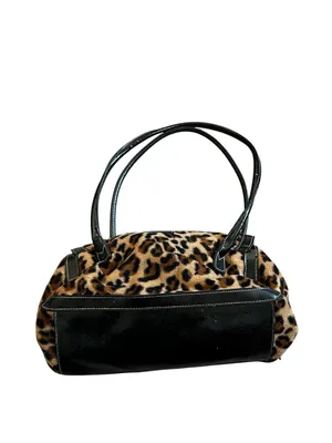 Vintage apt. 9 Animal Print Faux Leather Shoulder Bag Y2K Edgy Coquette thumbnail 7