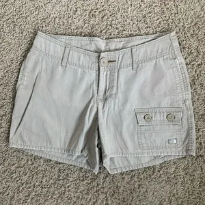 North Face 4” gray chino size 4” outdoor hiking shorts thumbnail 1