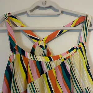 CAbi Striped Multicolor Sleeveless Lightweight Tank Top - Women’s Sz XL thumbnail 4