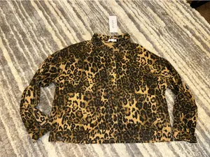 Cheetah Jean jacket  thumbnail 1