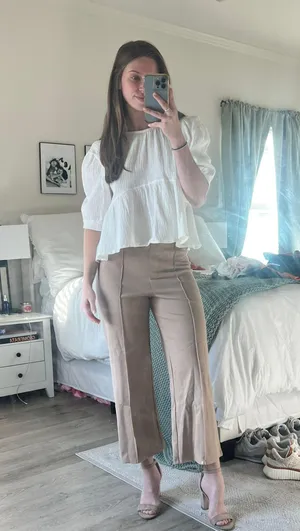 H&M Brown/Beige Pants thumbnail 1
