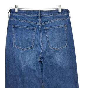 Old Navy High-Rise‎ Wow Wide Leg Jeans Womens 12 Medium Dark Wash Blue Denim NWT thumbnail 8