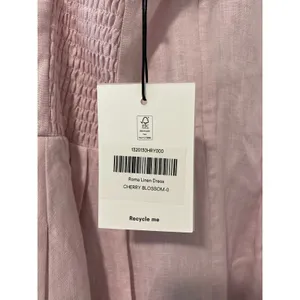 New Reformation Roma Linen Dress Cherry Blossom, Light Pink Size 0 thumbnail 4