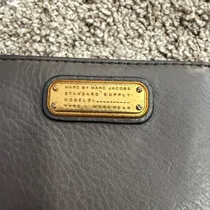 Marc by Marc Jacobs Bifold Wallet Womens OS Grey Good Leather Standard Supply thumbnail 2