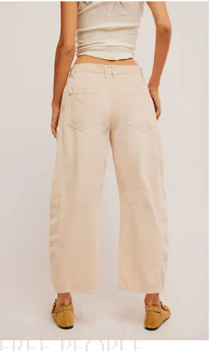 Free People Barrel Jeans thumbnail 4