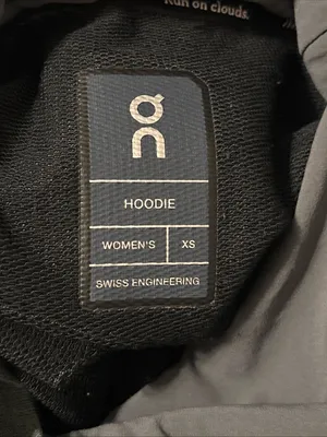On Cloud Women’s On Running Technical Hoodie Size XS Beluga Green Gym Workout thumbnail 9