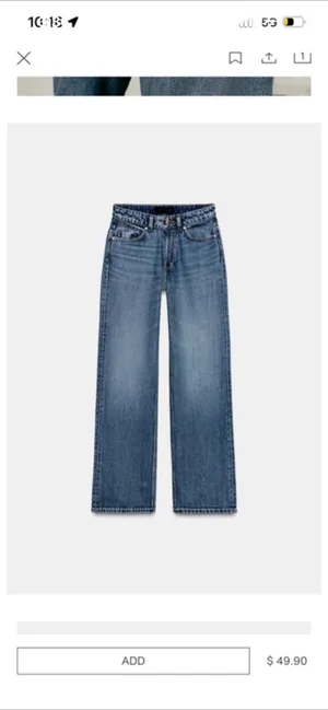Zara 1975 straight jeans  thumbnail 4