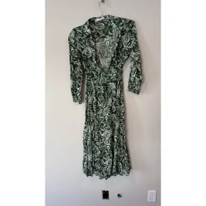 Mango Women's Ethnic Motifs Print Shirt Midi Dress Long Sleeve Size 4 Small 2734 thumbnail 5