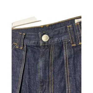 American Rag Rag Bone Dark Wash Wide Leg Baggy Fit Front Patch‎ Pockets Jeans Size 30 thumbnail 4