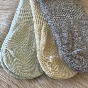 NWT adidas 6 Women’s No Show Socks - Gray, Cream, Tan thumbnail 2