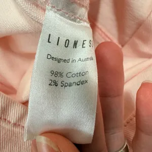 Lioness Pink Denim‎ Mini Dress Square Neck Sleeveless Bodycon Pastel Size L thumbnail 8