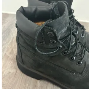 Timberland Premium 6 Inch Waterproof‎ Boots Black Nubuck Leather Women 6 thumbnail 3