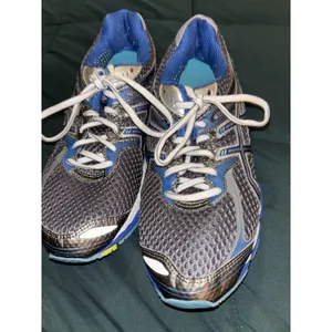 Women's Asics Gel Cumulus 14 Silver Blue Seafoam Running Sneaker 8.5 thumbnail 6