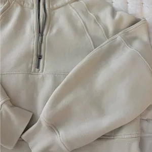 Lululemon Scuba Oversized Half Zip Hoodie. Bone color. Size M/L thumbnail 3