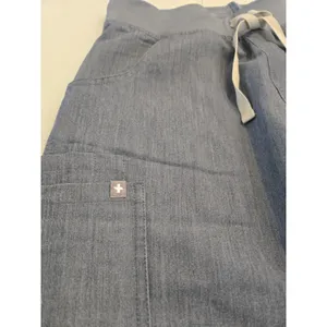 FIGS Technical Collection Scrub Pants Size Small Heather Gray Zip Pockets thumbnail 4
