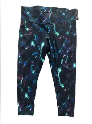 ID Ideology Celestial Sky 7/8 Leggings, Plus Size 2X, New with Tag thumbnail 4