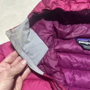Patagonia Jacket Women's L Pink Down Sweater Hoody Hoodie Zip Up Lightweight thumbnail 4