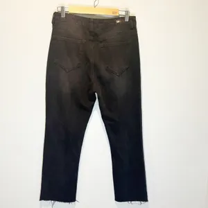 Risen Black High Rise Cropped Distressed Jeans - size 28 thumbnail 2