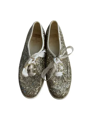 KATE SPADE x Keds Gold Glitter Sneakers Size 7 thumbnail 7