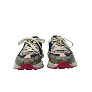 Gucci Rhyton GG Canvas Multi Monogram Low Top Sneakers Runners Size 38.5 thumbnail 5