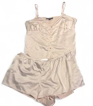 INC International Concepts light pink Satin Cami & Shorts Sleep Set thumbnail 1