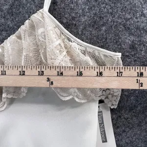 Flora Nikrooz UO Cami Top‎ XS Cream Lace Semi Sheer Coquette Feminine Fairy NEW thumbnail 5