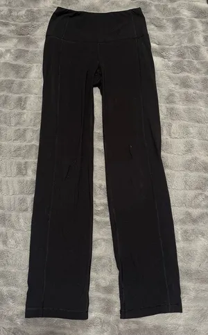 Yogalicious Black Flare Leggings High Waisted Yoga Pants Size S thumbnail 1