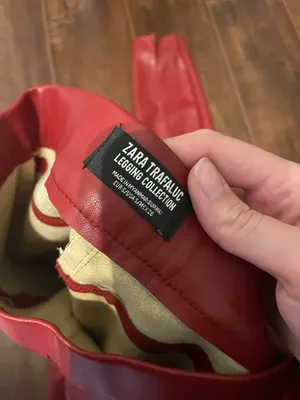 Zara leather pants thumbnail 3