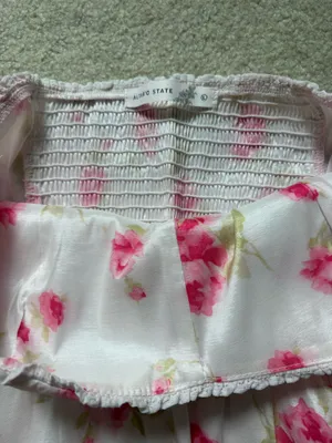 Altar'd State Strapless Mini Dress Bubble Bottom Sorority Rush thumbnail 4