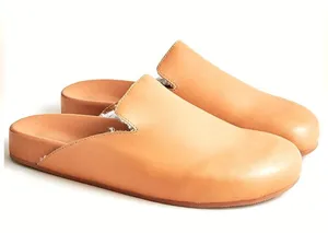 J Crew Pacific Toasted Wheat Sherpa Lined Leather Women’s Mules Clogs Slide 9.5 thumbnail 1