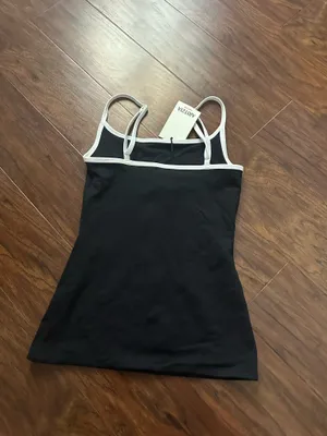 Aritzia TNA Black & White Tank thumbnail 2