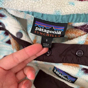 Patagonia harvest moon white owl synchilla thumbnail 5